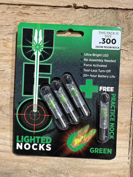 Lighted Crossbow Moon Nocks (green)