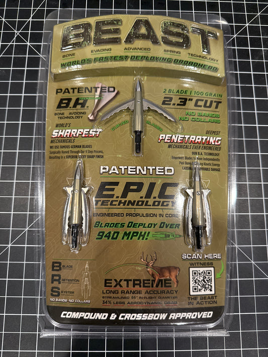 Beast Broadheads 2.3” 3pk