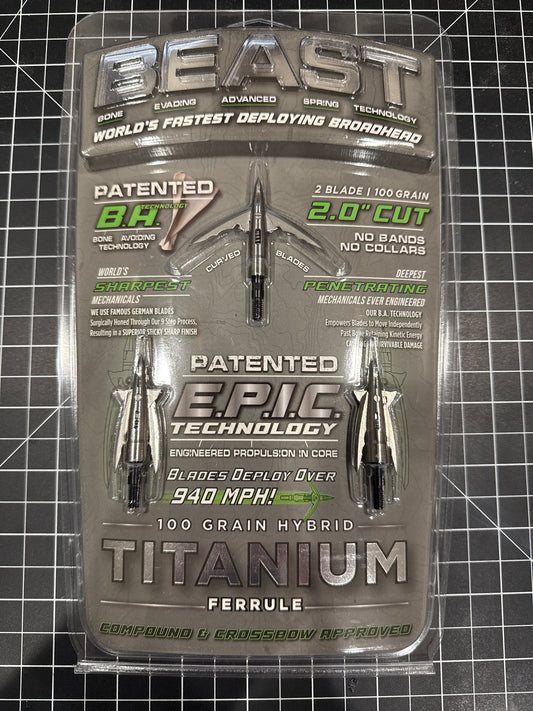 Beast Broadheads Titanium 3pk