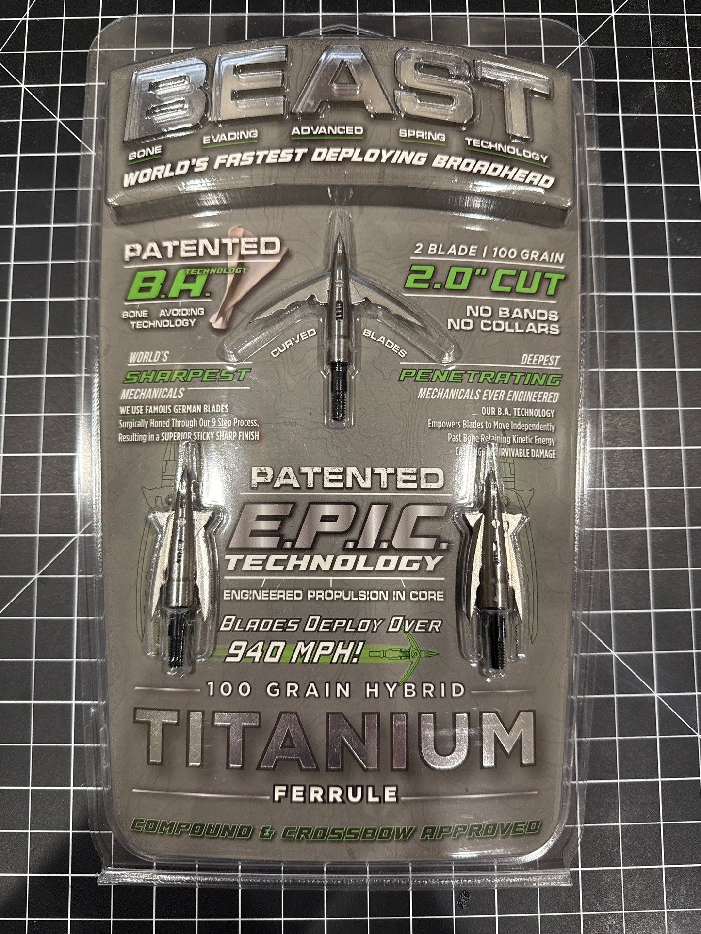 Beast Broadheads Titanium 3pk