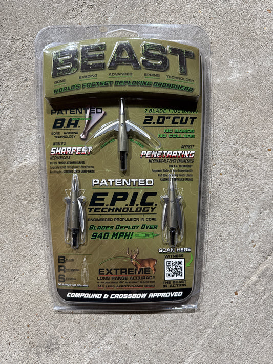 Beast Broadheads 2” 3pk